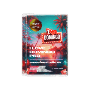 I LOVE DOMINGO – Flyer PSD Editable (Instagram Story)