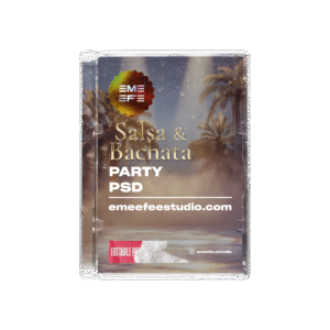 Salsa & Bachata Summer Party Flyer PSD Template – Editable Photoshop