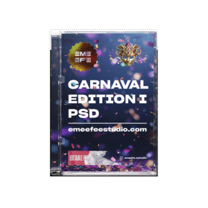 Carnaval Party Flyer PSD Template