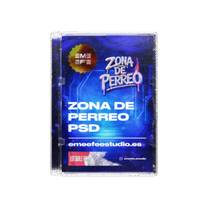 Zona de Perreo Flyer PSD – Club Template Editable Photoshop