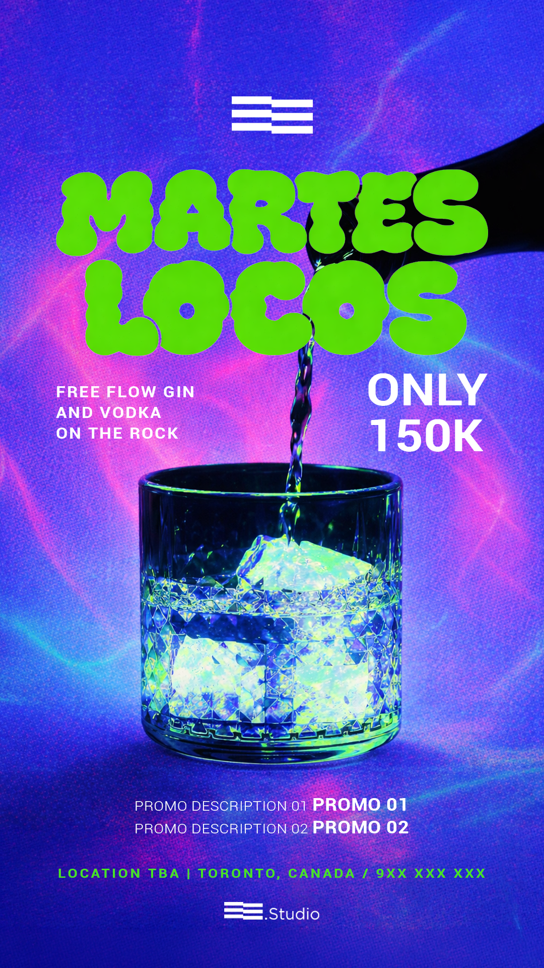 Club Promo Case Vol. 01 — Pack de 8 carteles editables en Canva - Imagen 4