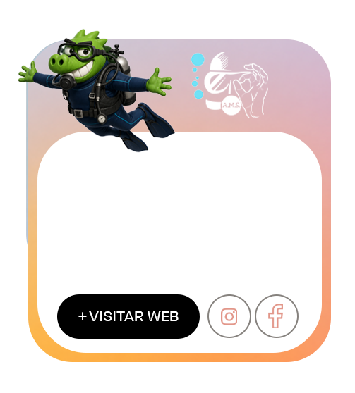 Tarjeta del proyecto web Buceo Melilla