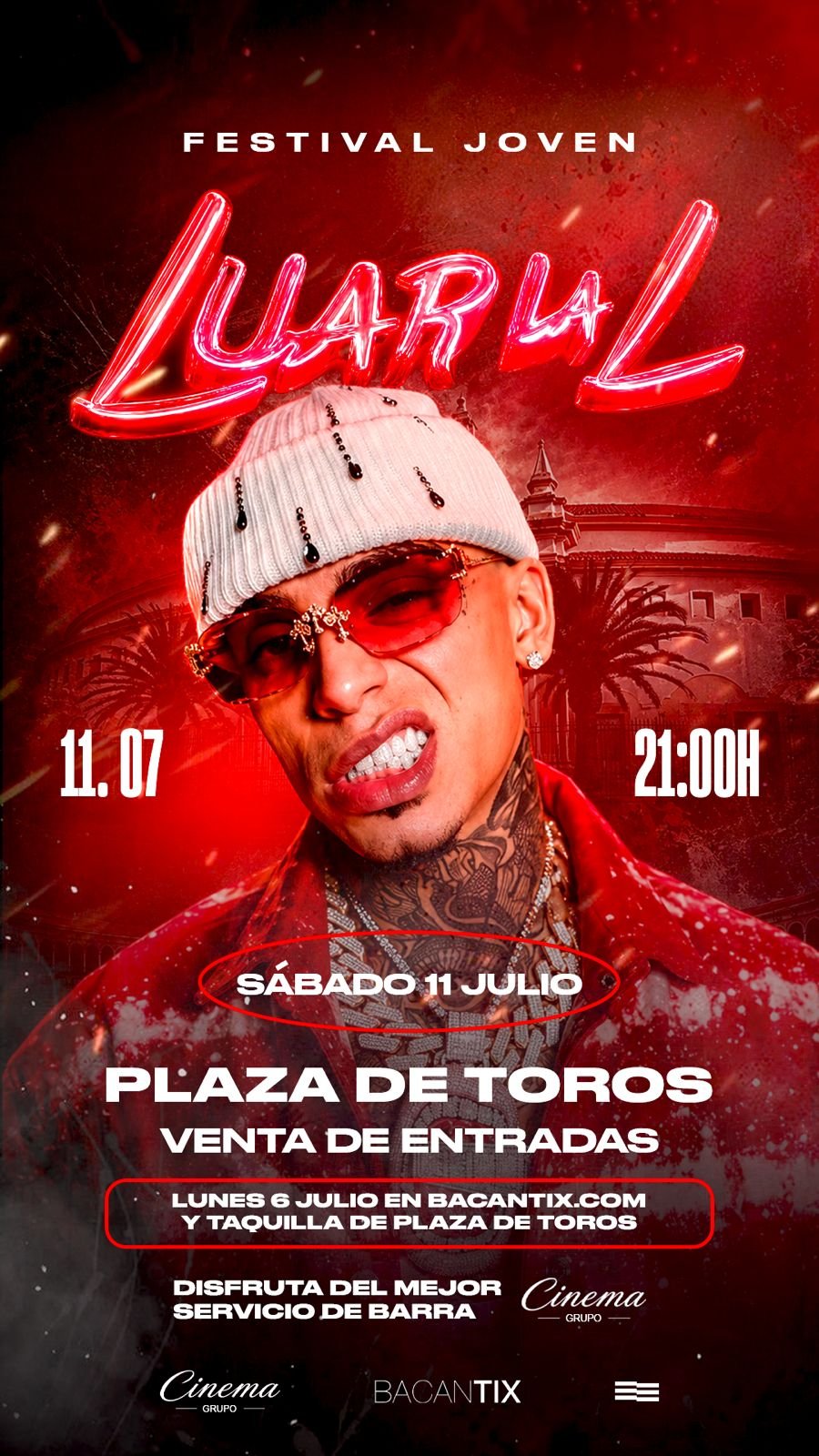 LUAR LA L – SÁB 11 JUL
