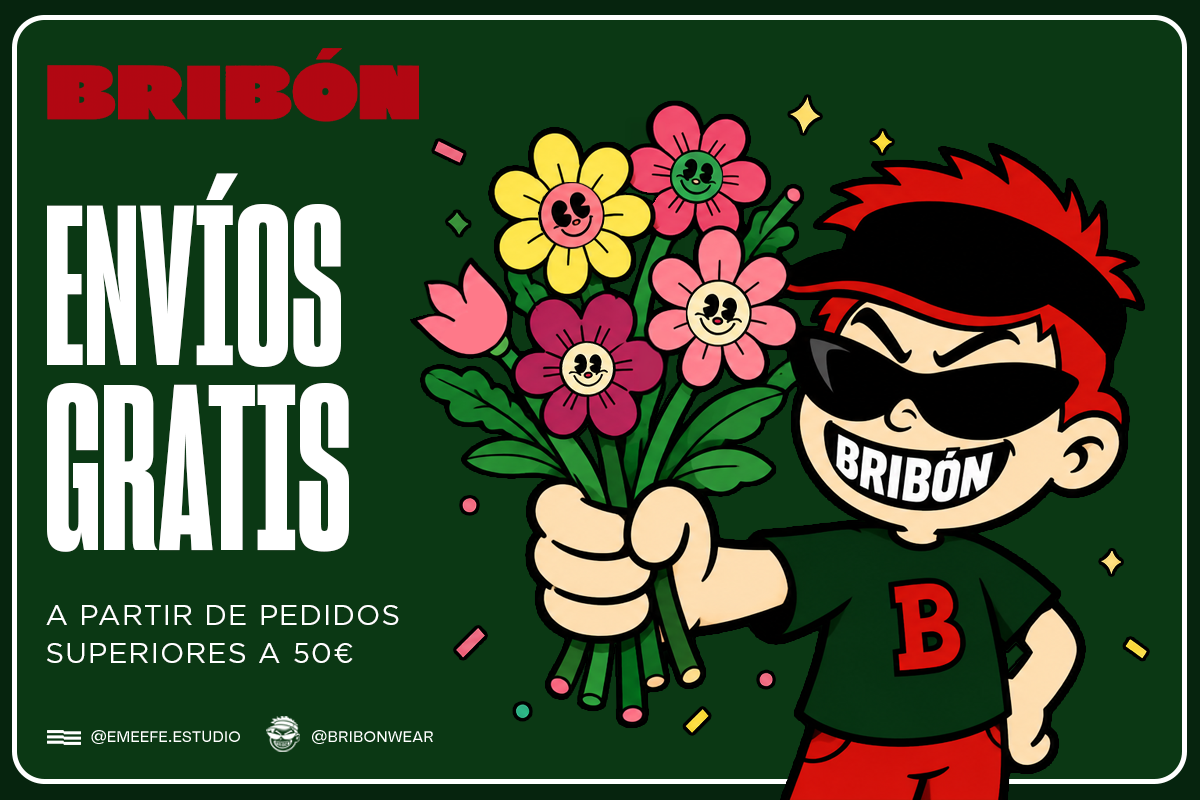 BRIBÓN - Envíos gratis a partir de compras superiores a 50 €