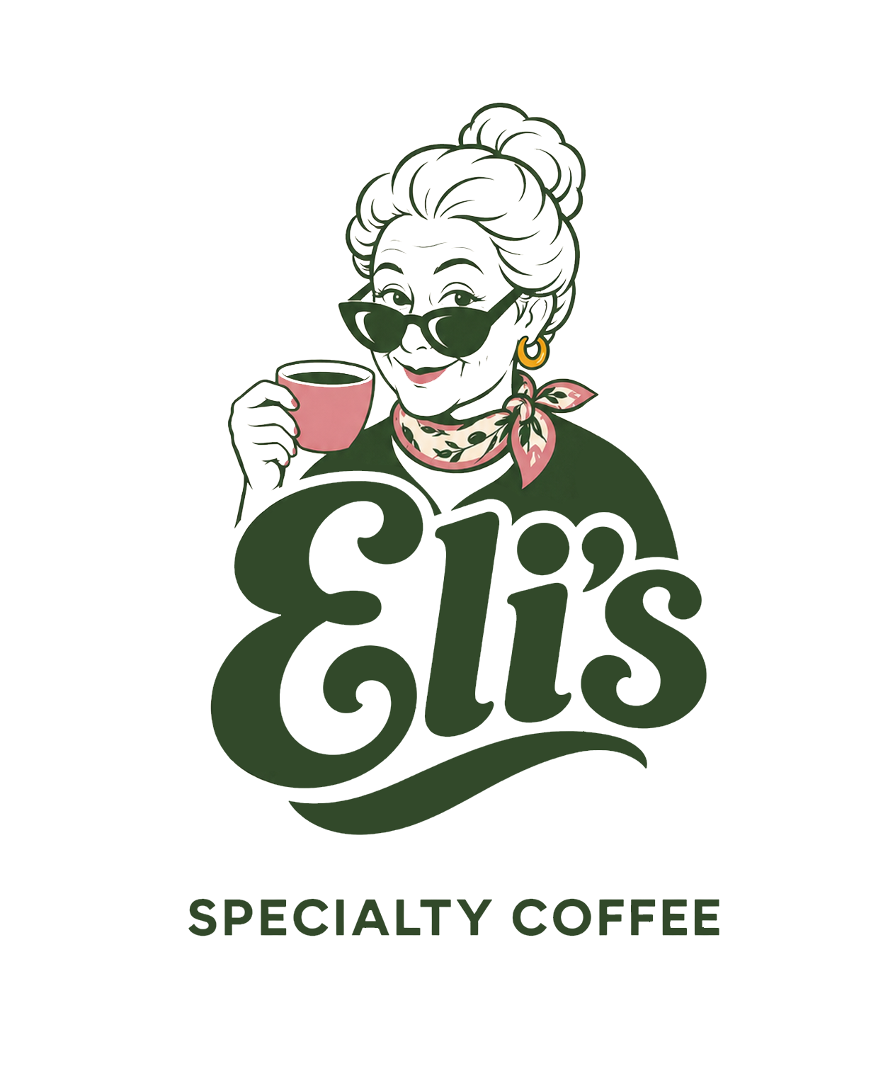 Logotipo final de Eli’s Coffee