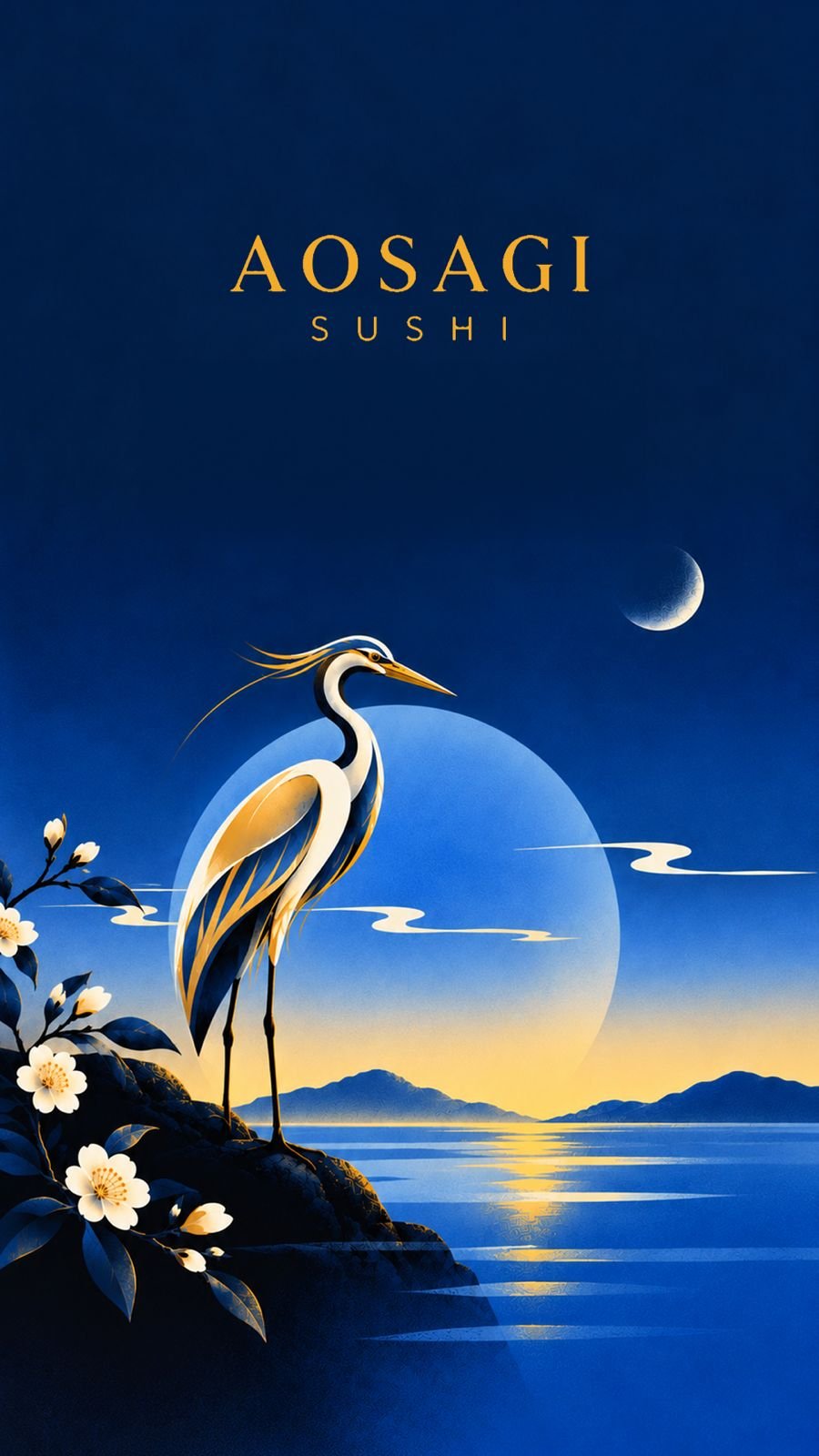 AOSAGI SUSHI · Aplicación visual