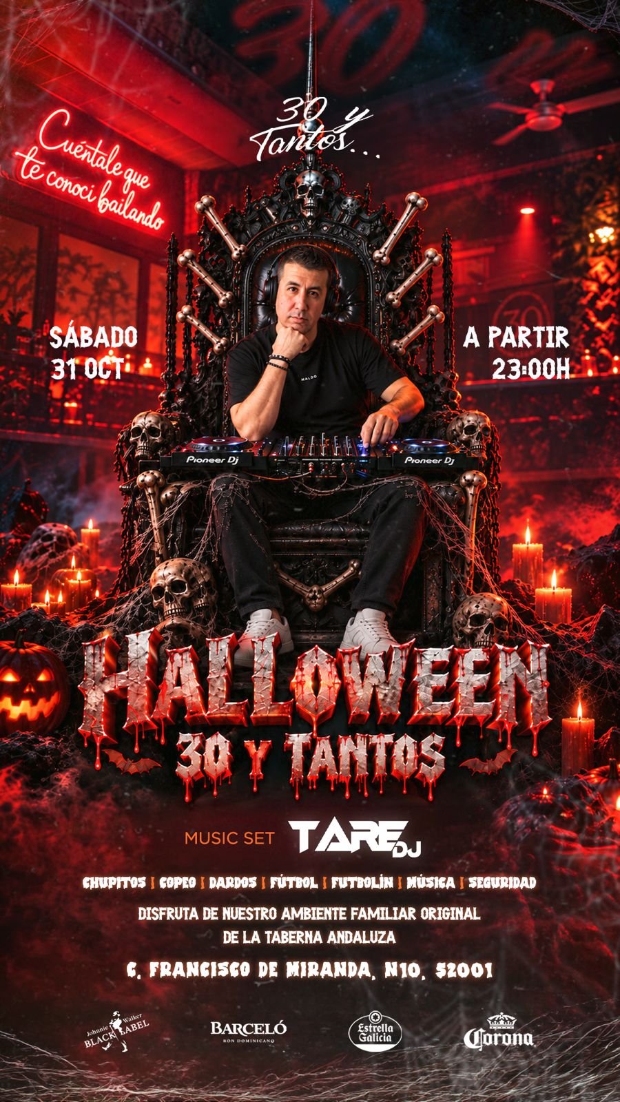 HALLOWEEN 30 Y TANTOS – TARE DJ