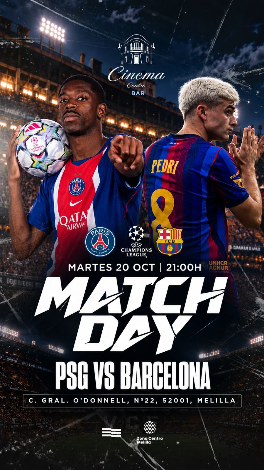 PSG vs BARCELONA · CHAMPIONS LEAGUE