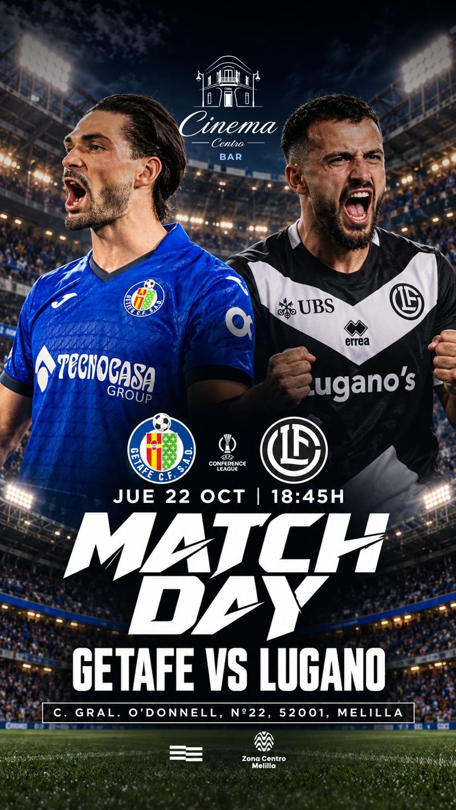 GETAFE vs LUGANO – CONFERENCE LEAGUE